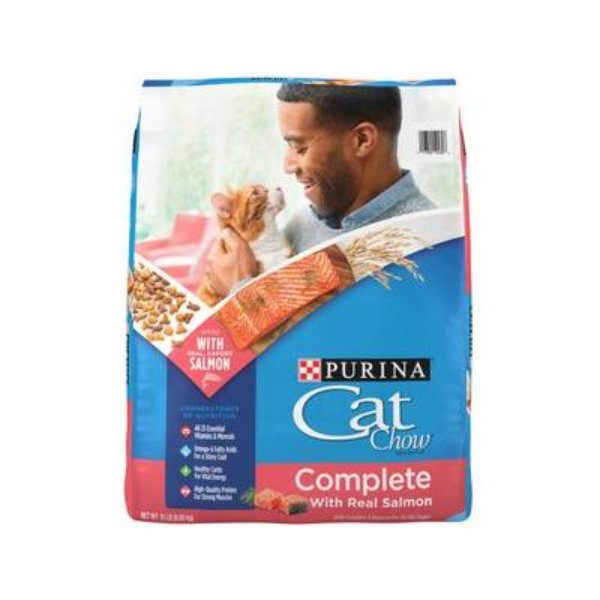 179022 15 lbs Purina Cat Chow High Protein Salmon Dry Cat Food