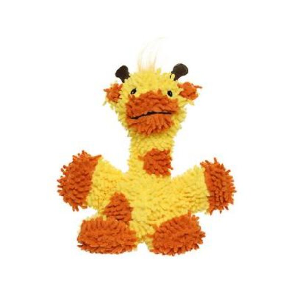 Picture of VIP Products 801614 Mighty Junior Microfiber Ball Giraffe Durable Dog Toy&#44; Yellow