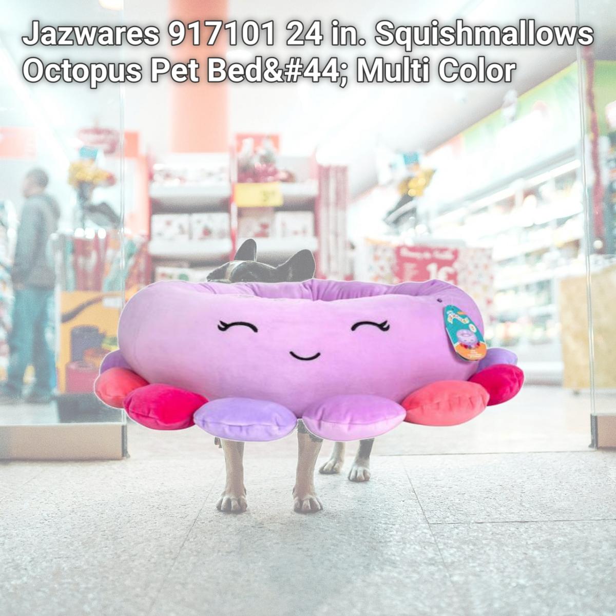 Picture of Jazwares 917101 24 in. Squishmallows Octopus Pet Bed&#44; Multi Color