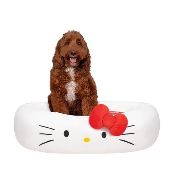 Picture of Jazwares 102925 Pet Bolster Bed with Character Design & Machine Washable Removable Insert - Large