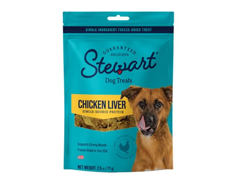 Picture of Brightpet Nutrition Group 110805 2.5 oz Stewart Freeze Dried Dog Treats Pouch - Chicken Liver