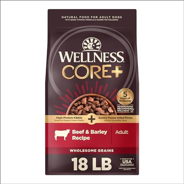 Picture of The Wellness Pet 101796 18 lbs CORE Grained Beef & Barley Recipe Dry Dog Food