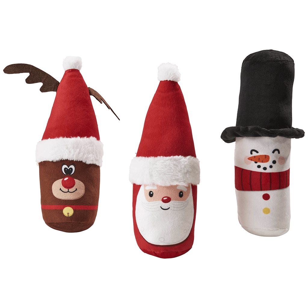 Picture of Ethical Products 102987 11 in. Holiday Toobies Dog Toy&#44; Assorted Color