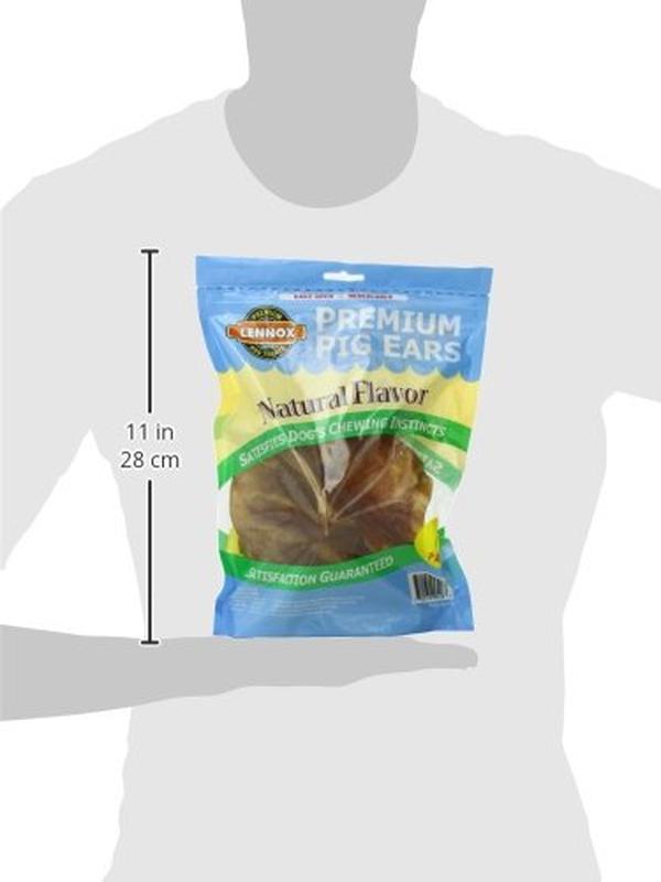 Picture of Rawhide Express 105474 Lennox Premium Pig Ears Natural Dog Treats - Pack of 8