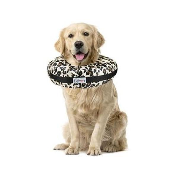 Picture of Comfurt Collar 109917 Dog & Cat Recovery Collar&#44; Cheetah - Extra Small