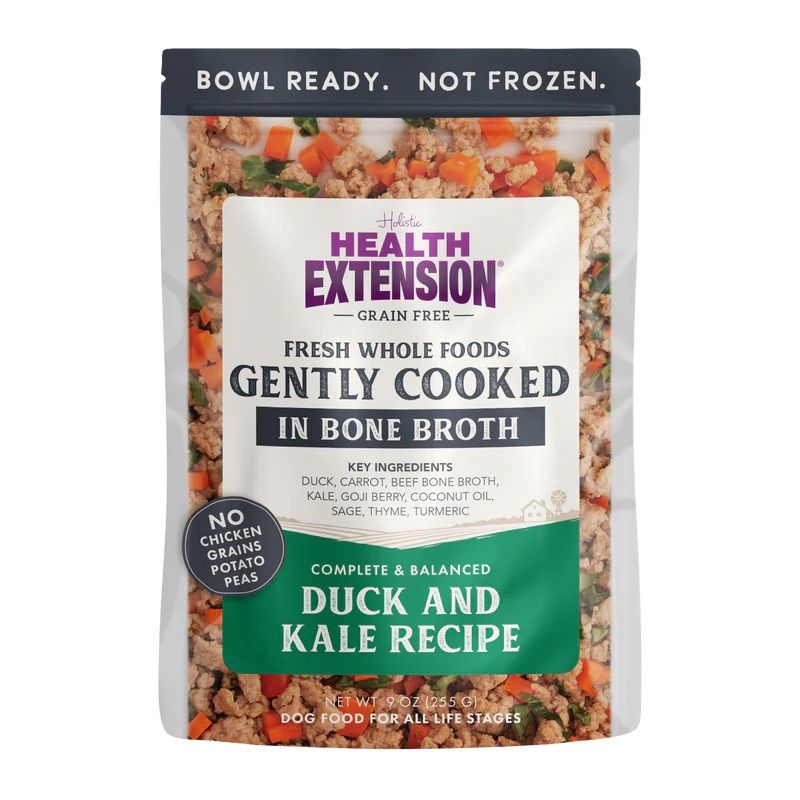 Picture of Health Extension Pet Care 106315 9 oz 2-5 U & A Gently Cooked Duck & Kale Recipe Dog Food