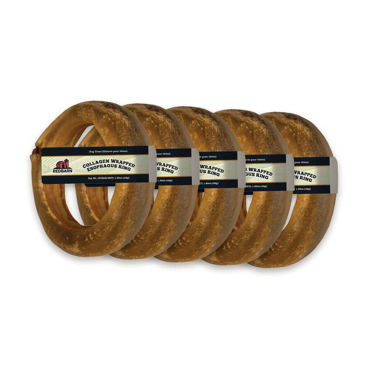 Picture of Redbarn Pet Products 110715 Collagen Wrapped Esophagus Ring with 5 Rings - Case of 18