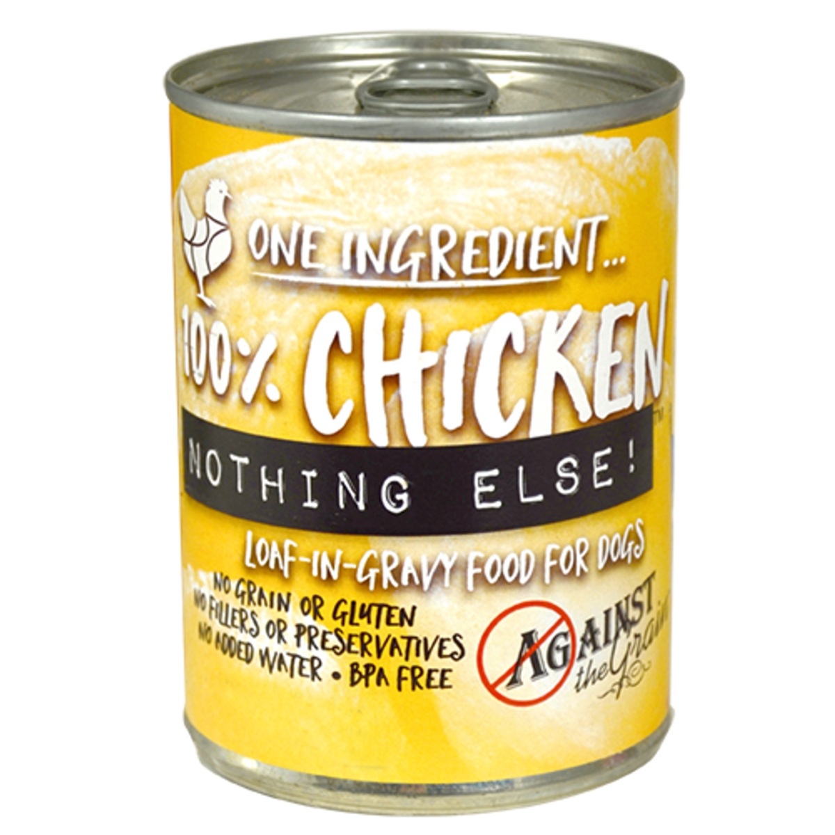 Picture of Evangers & Against The Grain 776061 11 oz 100 Percent Chicken Nothing Else Canned Dog Food - Pack of 12