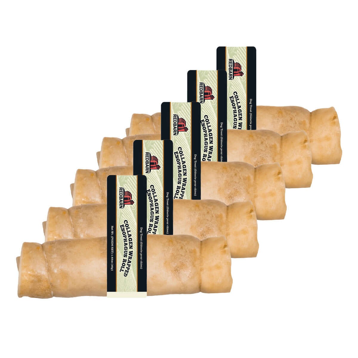 Picture of Redbarn Pet Products 110720 Collagen Wrapped Esophagus Roll - Medium - Case of 25