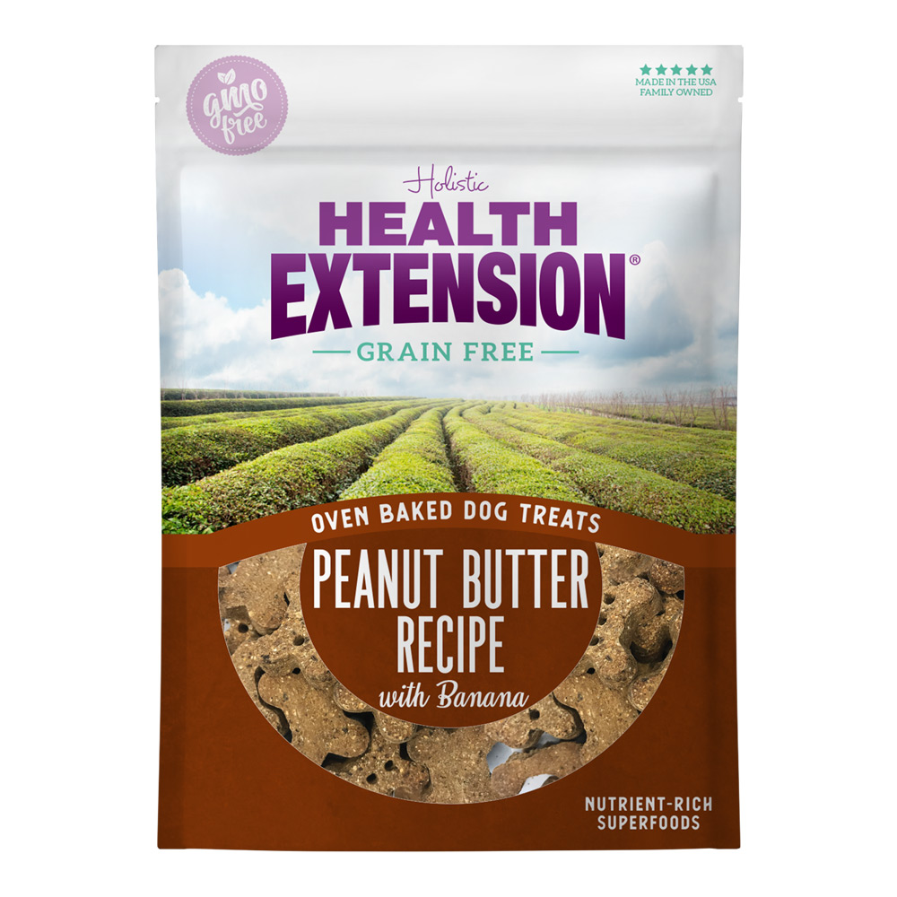 587268 2.25 lbs Oven Baked Dog Treats Peanut Butter Recipe with Banana - 6 Count