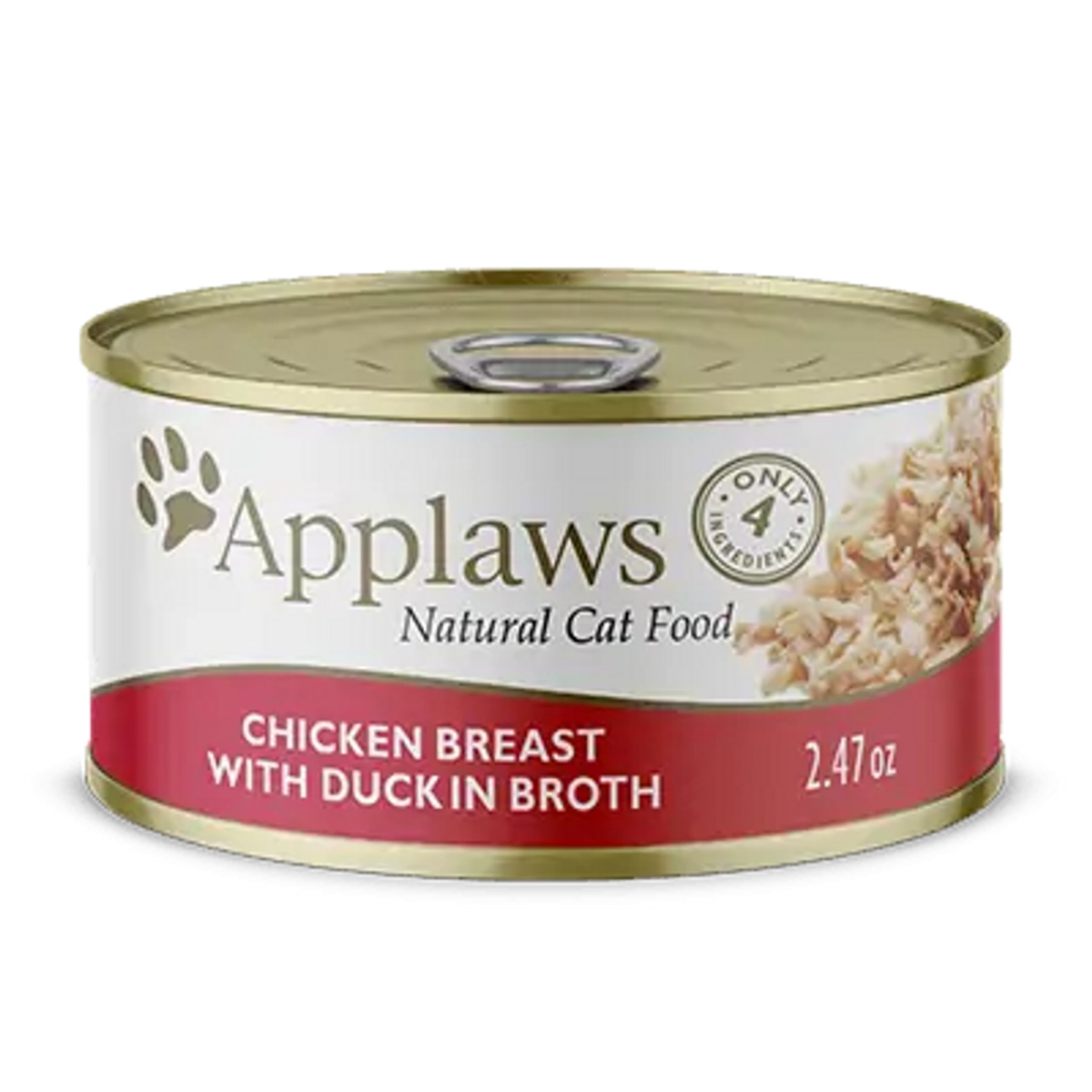 Picture of Applaws & MPM Products USA 868025 2.4 oz Chicken Breast with Duck in Broth Cat Food - 24 Count