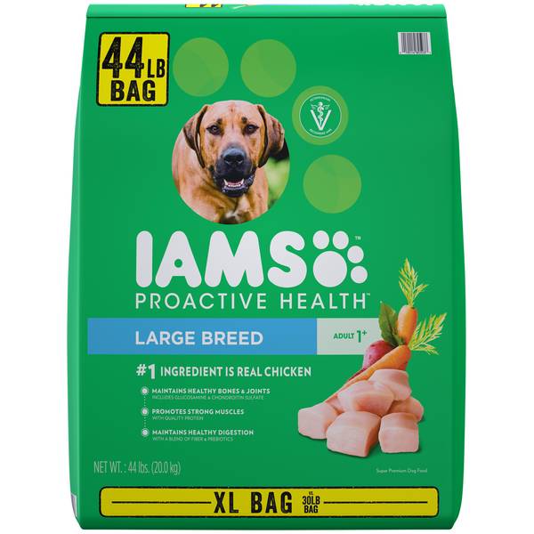 Picture of Iams 109137 44 lbs Proactive Health Large Breed Adult Dry Dog Food with Real Chicken