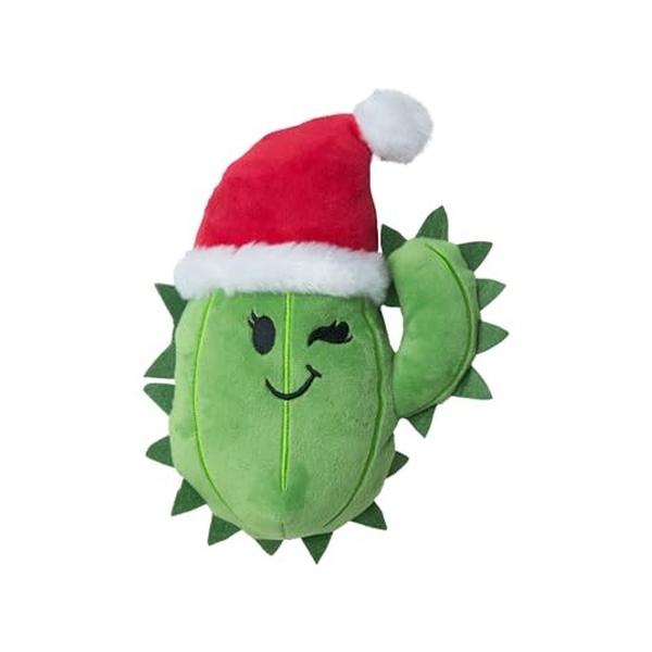 Picture of Snugarooz 712229 Holiday Santa Plush Dog Toy with Repair Patch Soft&#44; Durable&#44; & Squeaky Holiday-Themed
