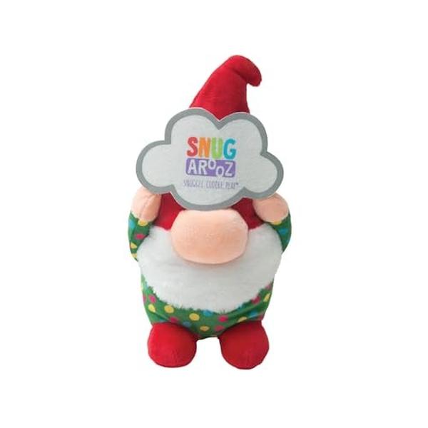 Picture of Snugarooz 712203 Holiday Snug the Gnome Dog Toy with Repair Patch Soft Plush Crafted from Recycled Bottles