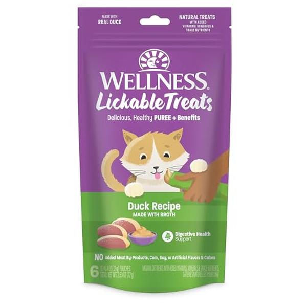 Picture of The Wellness Pet 101808 2.5 oz Lickable Duck Cat Treats - Case of 24