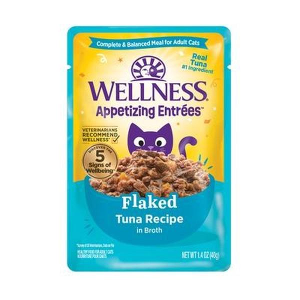 Picture of The Wellness Pet 104018 1.4 oz Appetizing Entrees Flaked Tuna Recipe in Broth Natural Wet Cat Food - 3 Per Pack - Case of 8