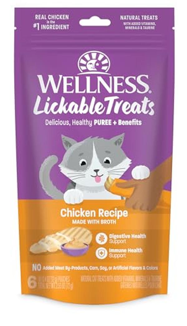 Picture of The Wellness Pet 101772 2.5 oz Lickable Chicken Cat Treats - Case of 24