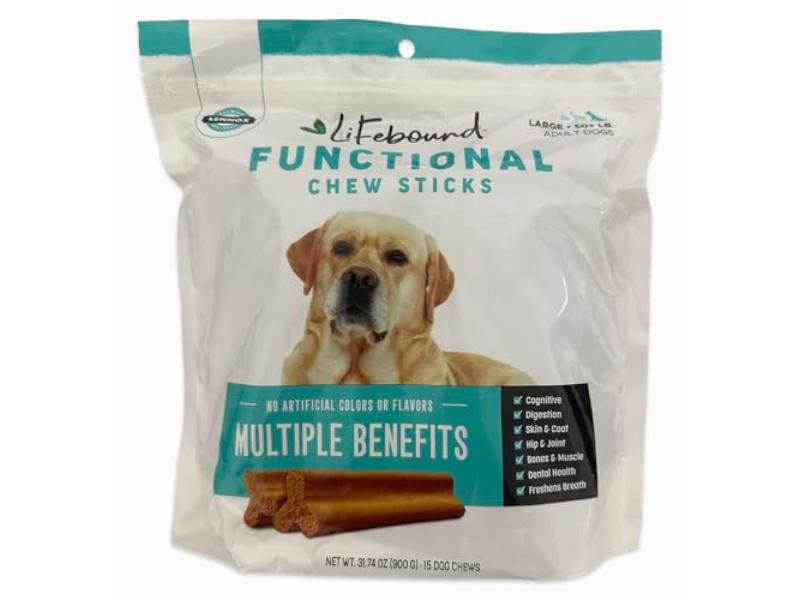 112350 31.74 oz Lennox Lifebound Functional Dogs Chew Sticks - Large