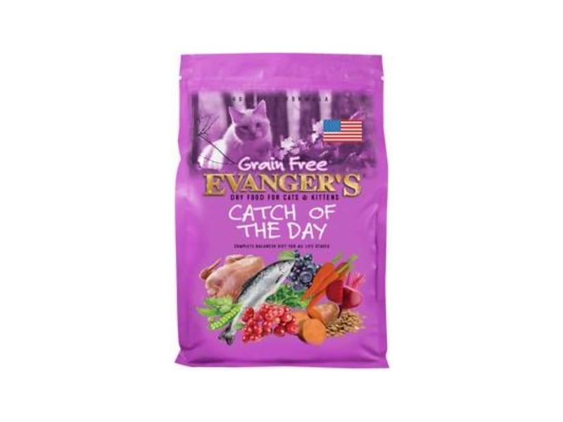 777212 4.4 lbs Evangers Catch of the Day Dry Cats Food
