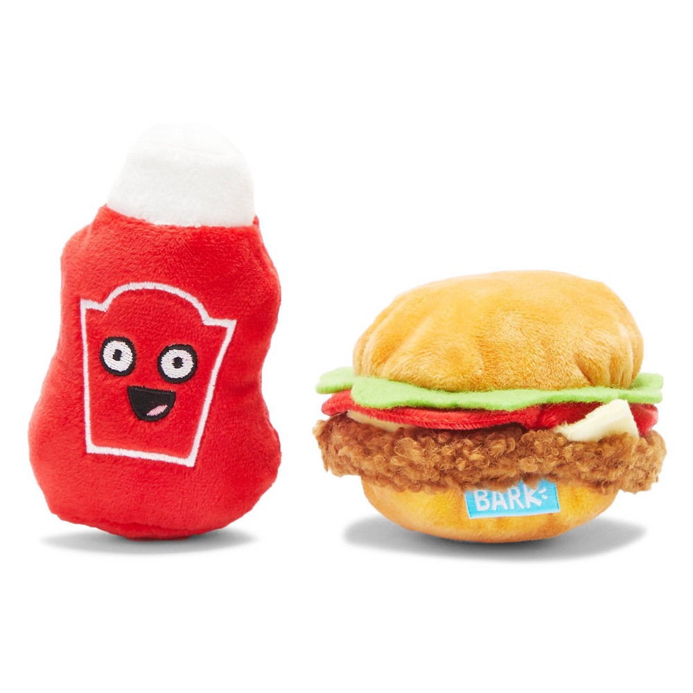 101327 Burger Ketchup Plush Toy