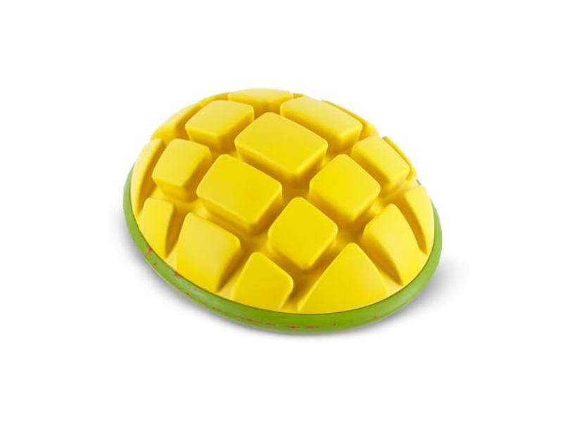 111551 Super Chewer Go Mango Tough Squeaky Rubber Dog Toy - Large