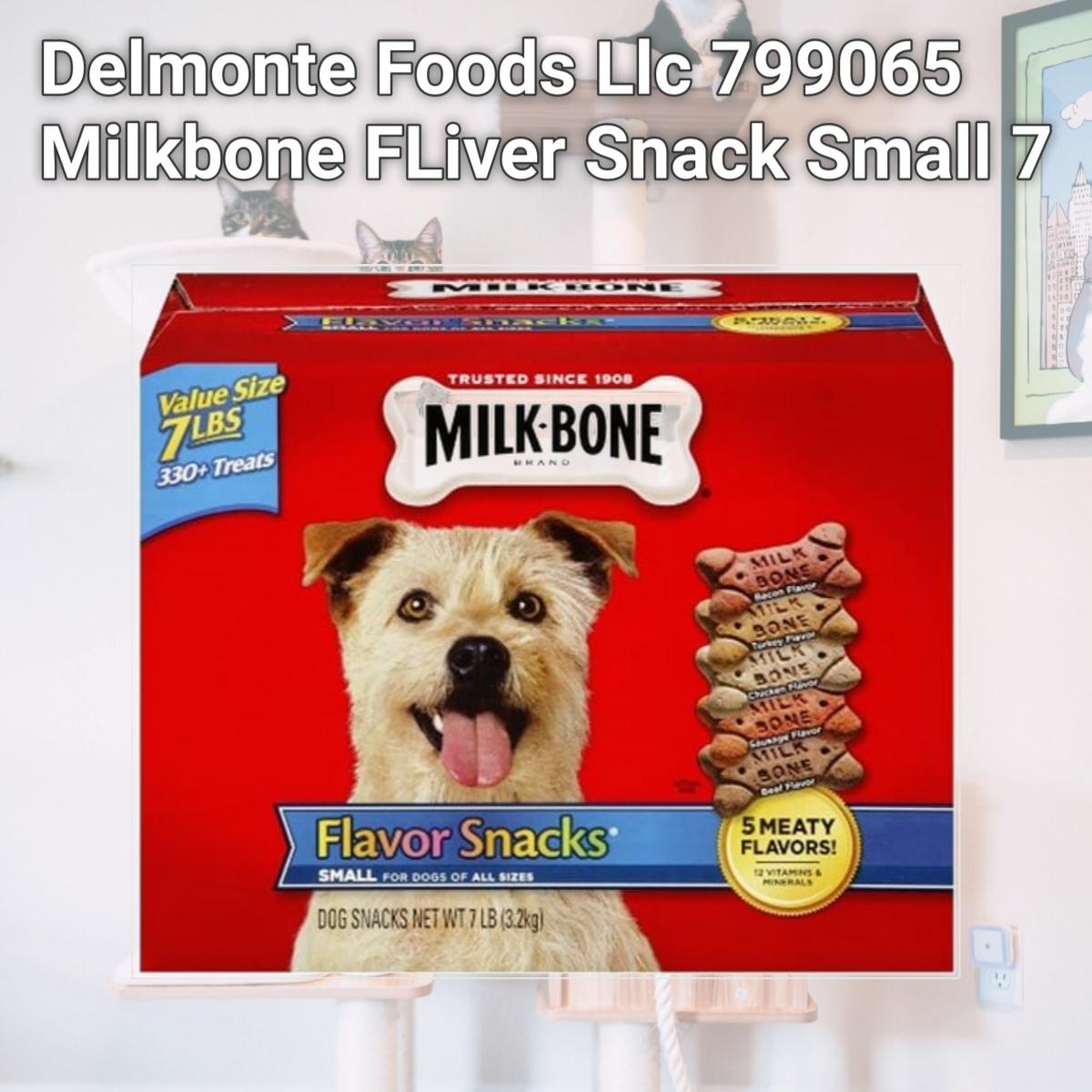 Picture of Delmonte Foods Llc 799065 Milkbone FLiver Snack Small 7