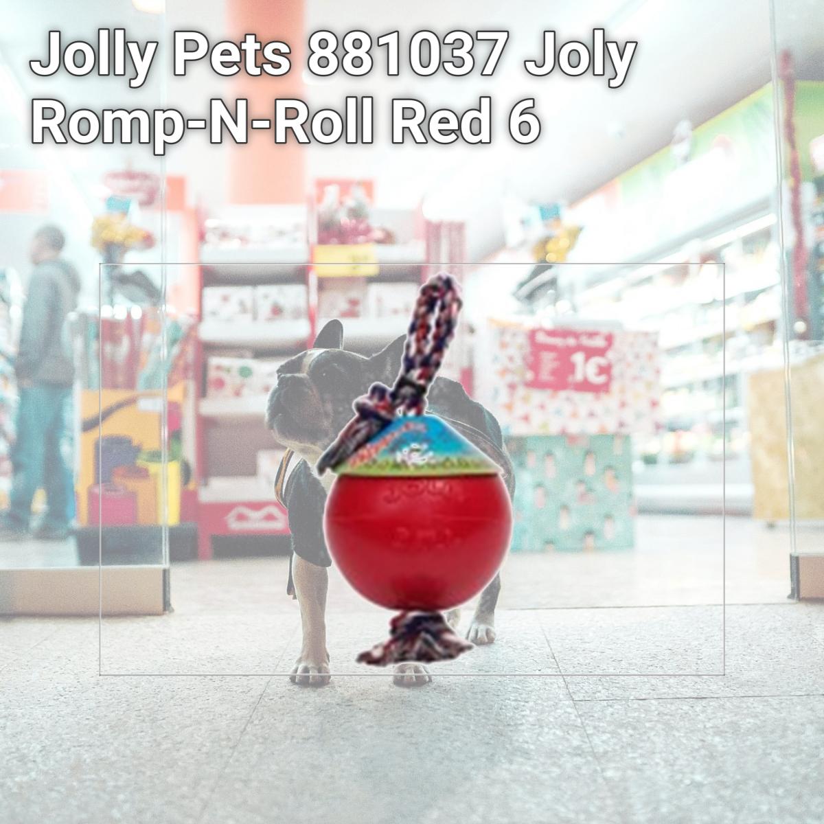 Picture of Jolly Pets 881037 Joly Romp-N-Roll Red 6