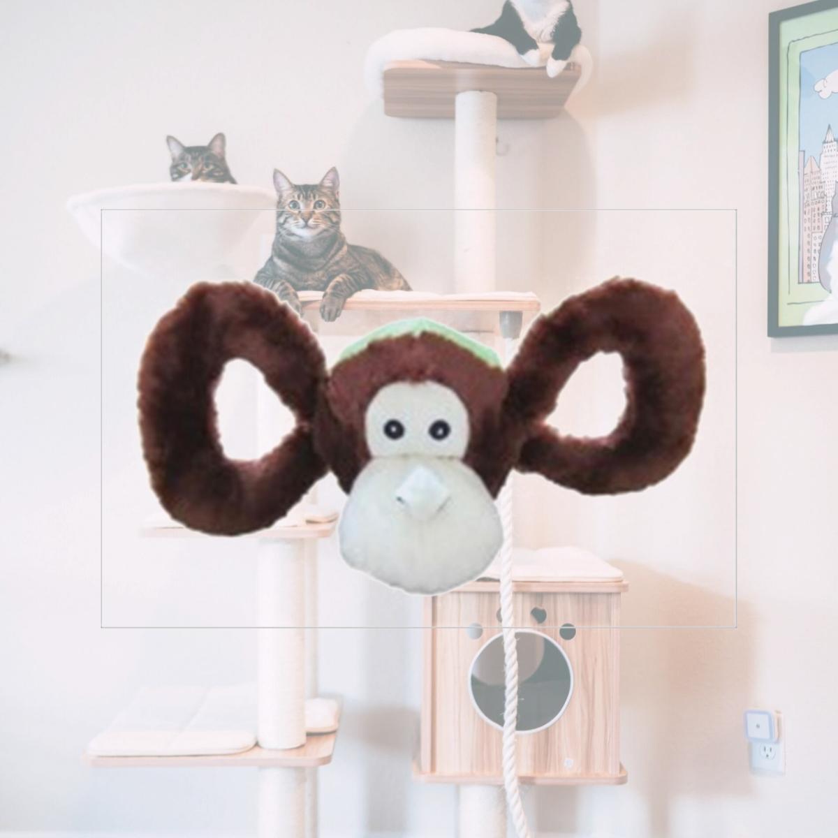 Picture of Jolly Pets 881210 Joly Tug-A-Mals Canvs Monkey Lg