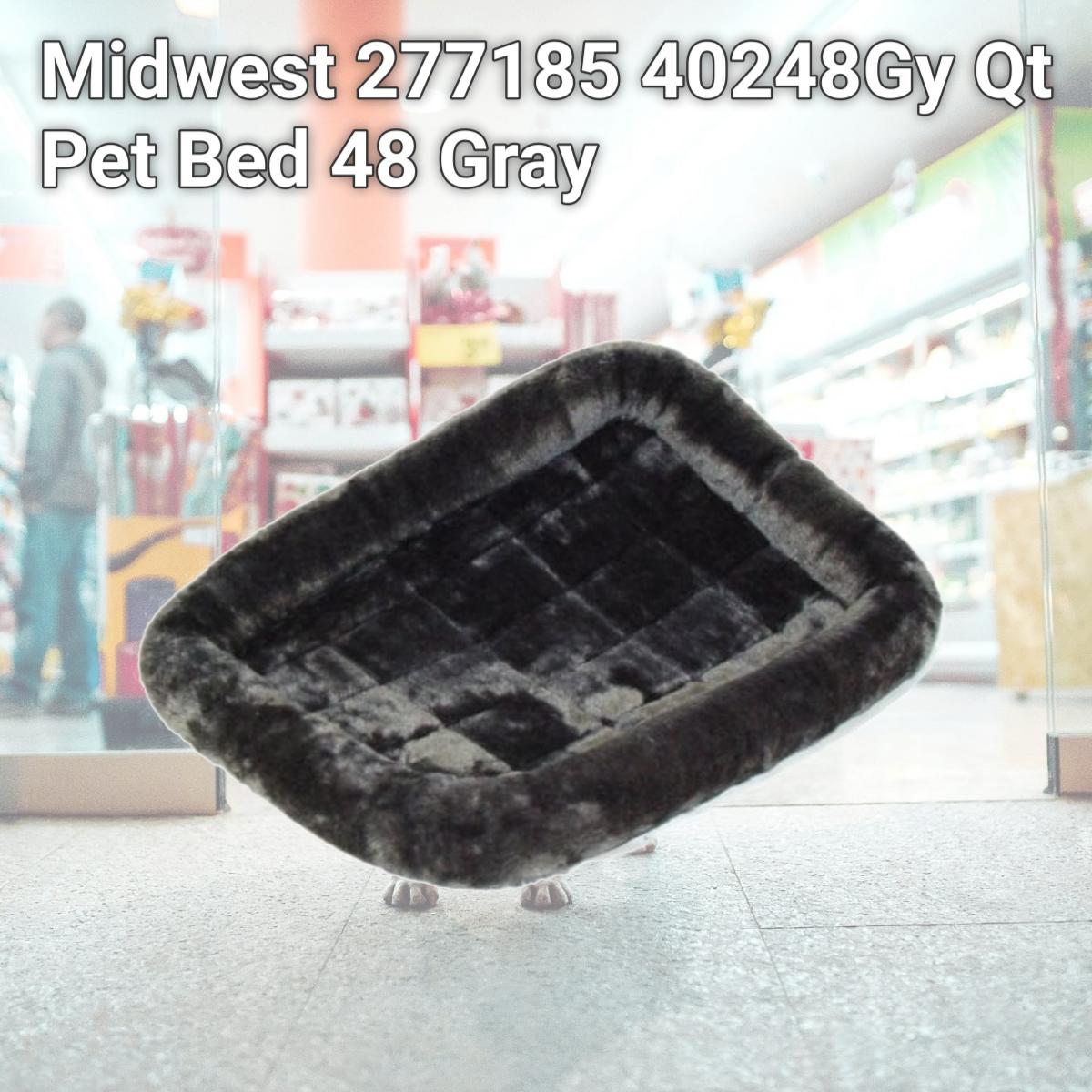 Picture of Midwest 277185 40248Gy Qt Pet Bed 48 Gray