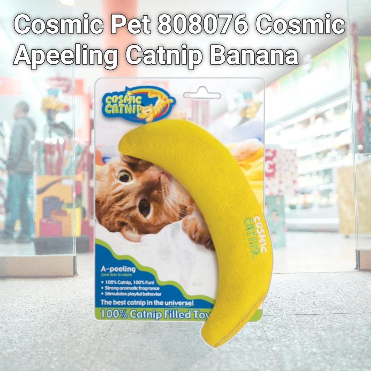 Picture of Cosmic Pet 808076 Cosmic Apeeling Catnip Banana