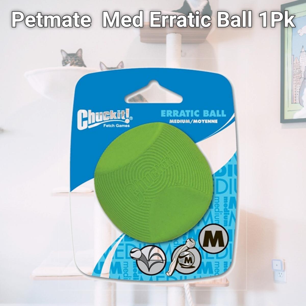 Picture of Canine Hardware Petmate 600125 Med Erratic Ball 1Pk