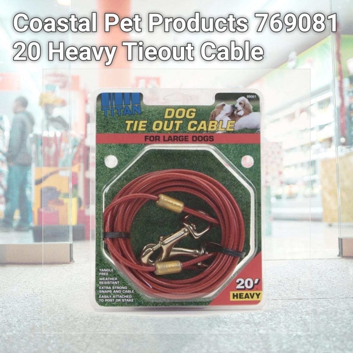 Picture of Coastal Pet Products 769081 20 Heavy Tieout Cable