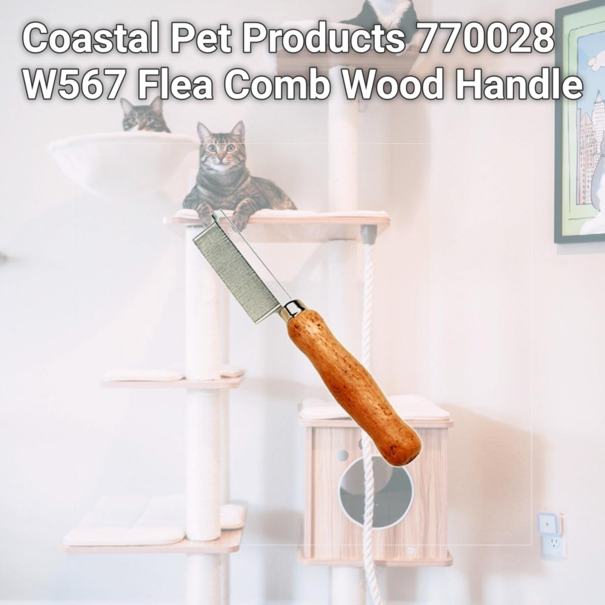 Picture of Coastal Pet Products 770028 W567 Flea Comb Wood Handle