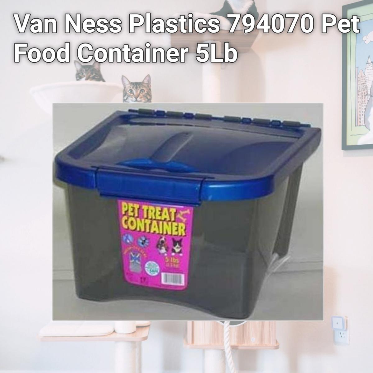 Picture of Van Ness Plastics 794070 Pet Food Container 5Lb