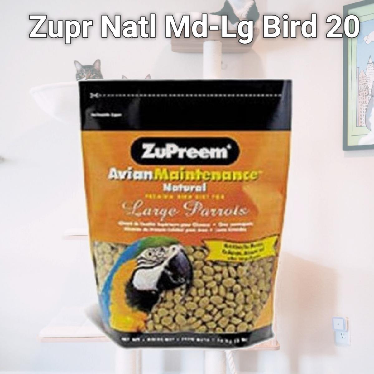 Picture of Zupreem 230356 Zupr Natl Md-Lg Bird 20