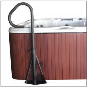 Spa Side Handrail with LED & Base
