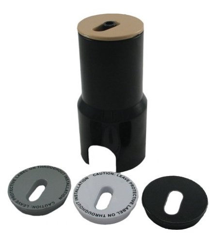 Adjustable Deck Jet Assembly with Four Decorative Caps