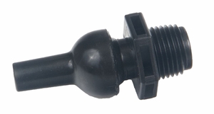 Adjustable Deck Jet Nozzle Assembly - Black - 1 Set - Easy Installation