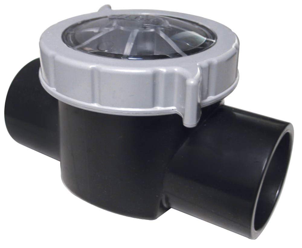 1.5 Socket x 2 in. Spigot Thread-On 2 Black CPVC Serviceable Check Valve - 12 per Case