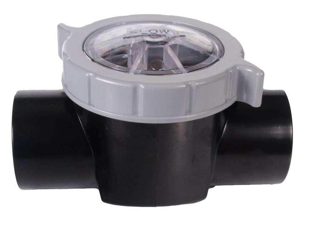 2 Socket x 2.5 in. Spigot Thread-On 2 Black CPVC Serviceable Check Valve - 12 per Case
