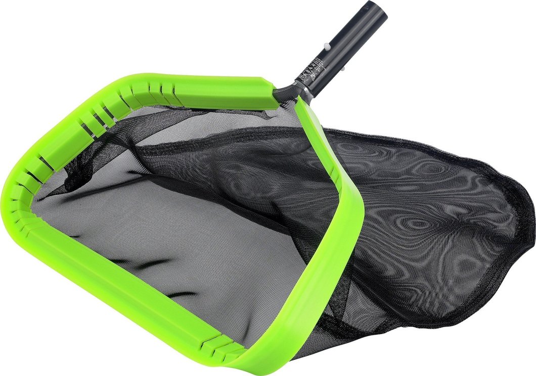 22in. Net Piranha Leaf Rake - Blue - 22 in. - Professional Grade
