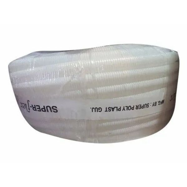 0.75 in. x 50 ft. White 034-WH-50 Schedule 40 Flexible PVC Pipes