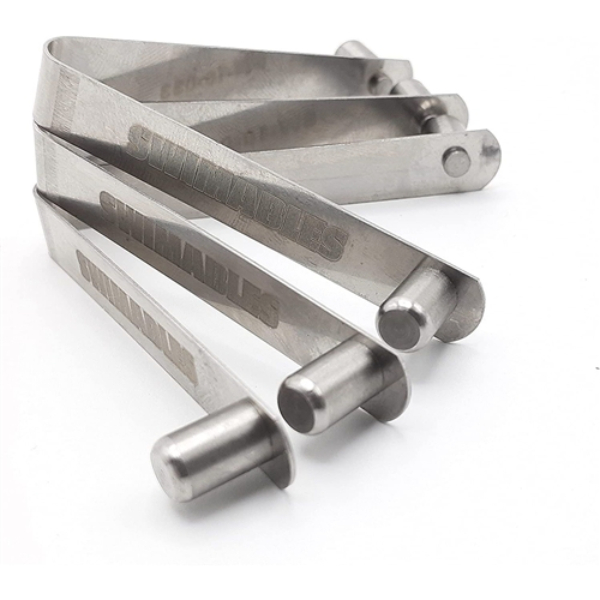 SW-10-033 Stainless Steel V-Clips - Pack of 3