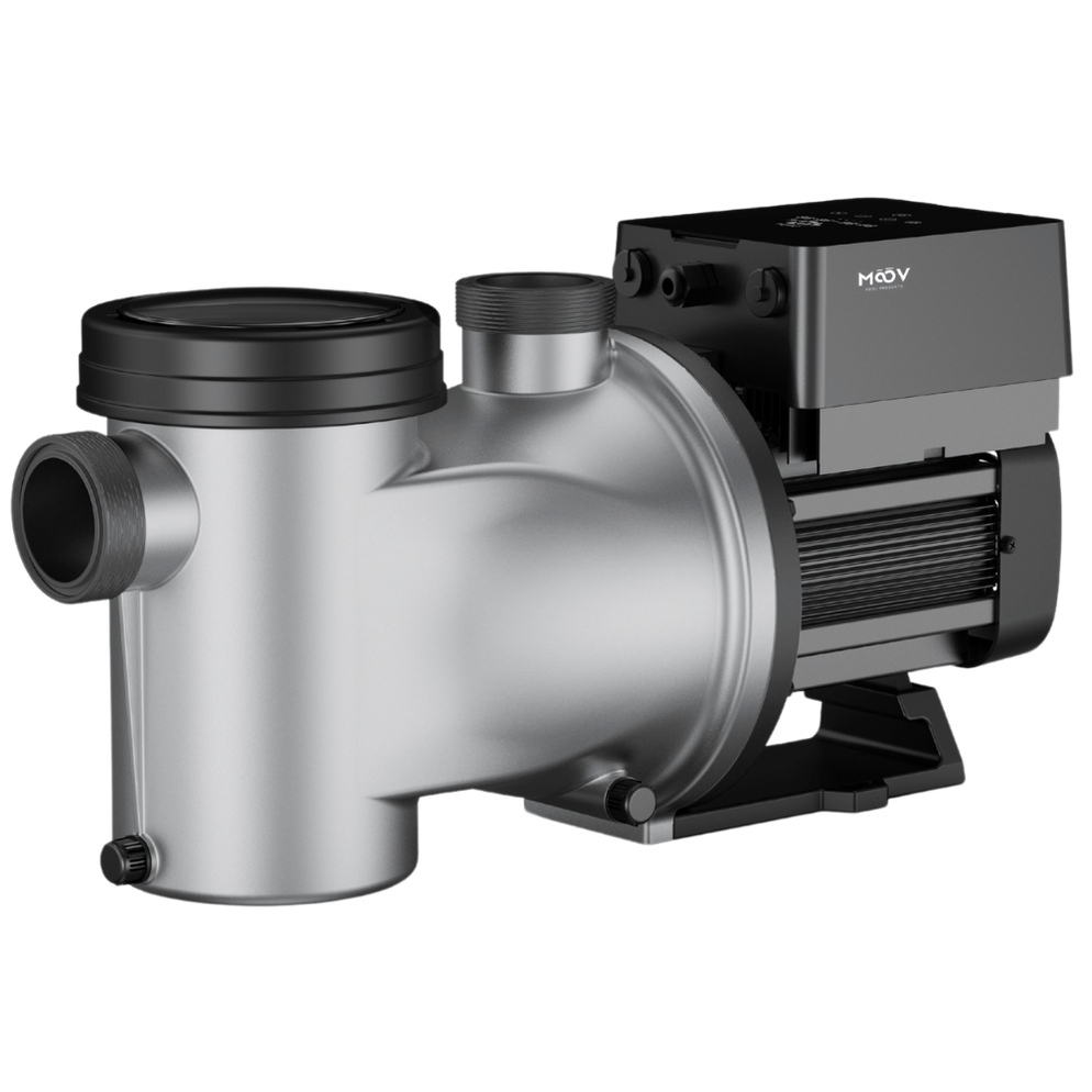 MP2AI 2.0HP Ai Inverter Pool Pump with Wi-Fi, Gray & Black
