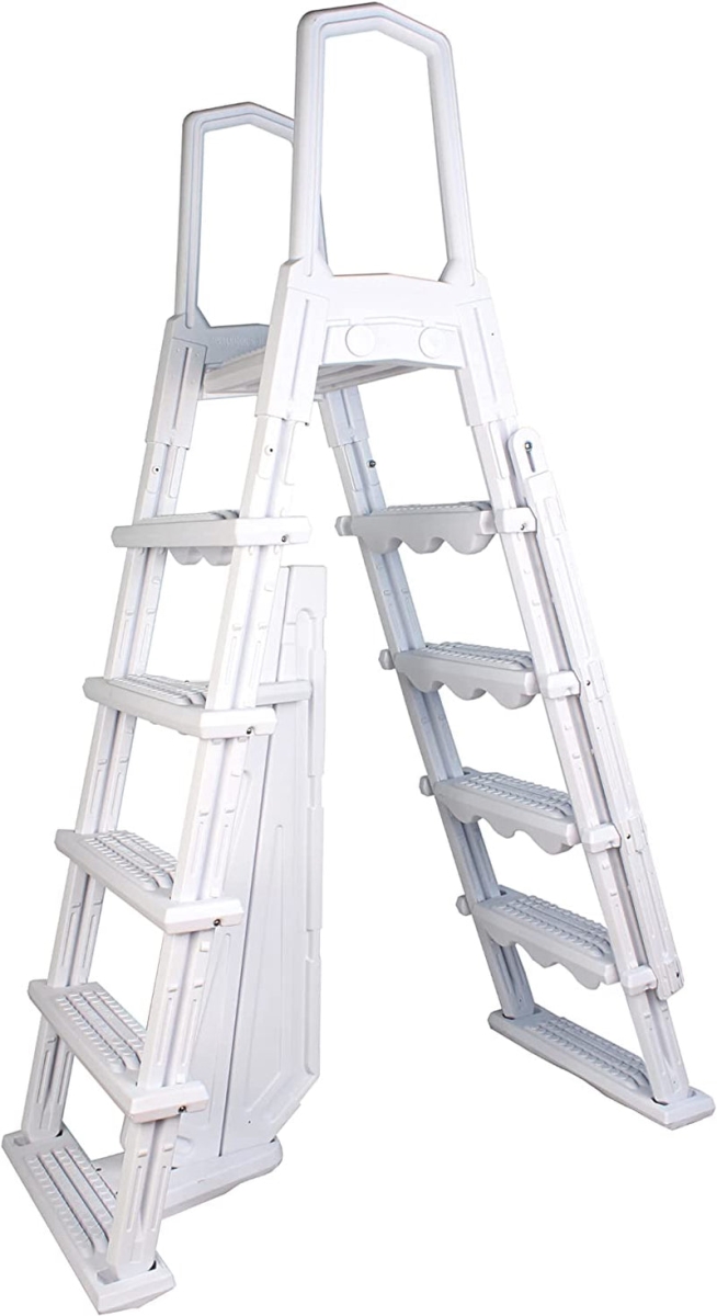 87975 A-Frame Above Ground In Pool Ladder with Barrier
