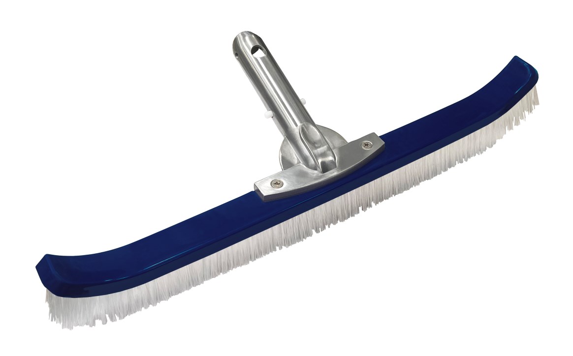 PS2047 18 in. Nylon Brush with ABS Back & Metal Handle for Pool - 6 per Case