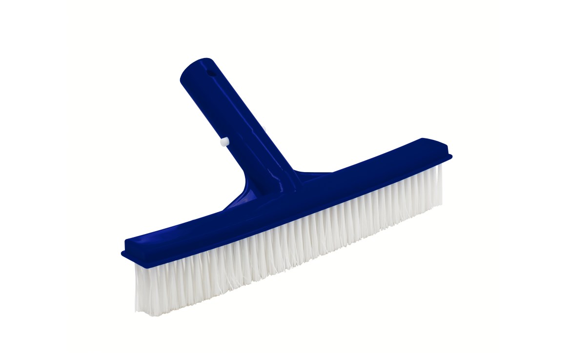 PS2023 10 in. Wall Brush with Poly Bristles & Back for Pool - 12 per Case