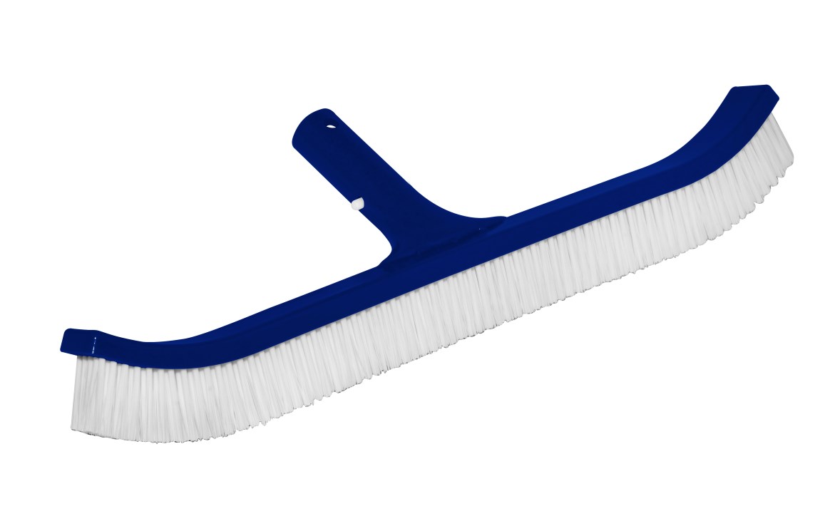 PS2032 18 in. Wall Brush with Poly Bristles & Back for Pool - 12 per Case