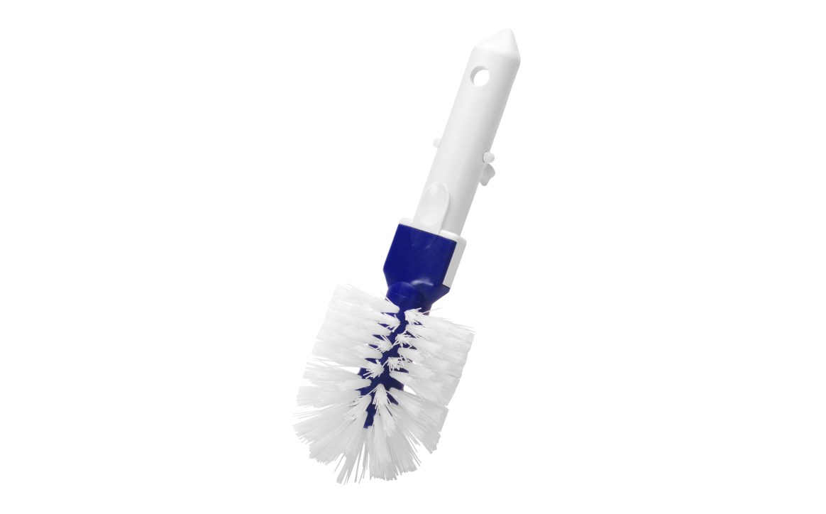 PS2050 Round Corner Brush with Poly Bristles for Pool - 12 per Case