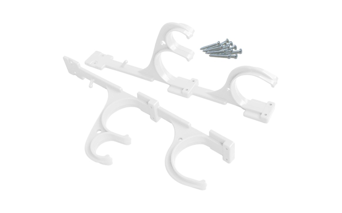 PS2019 Plastic Pole Hanger with Screws for Pool - 2 per Pack - 12 per Case
